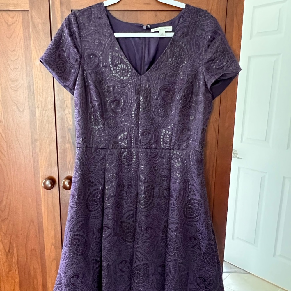 Banana Republic purple dress, size 10